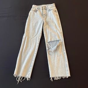 Zara straight leg jeans size US 0
